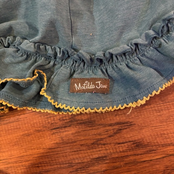 Matilda Jane dark teal ruffle dress - Picture 4 of 4